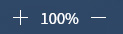 + 100% -